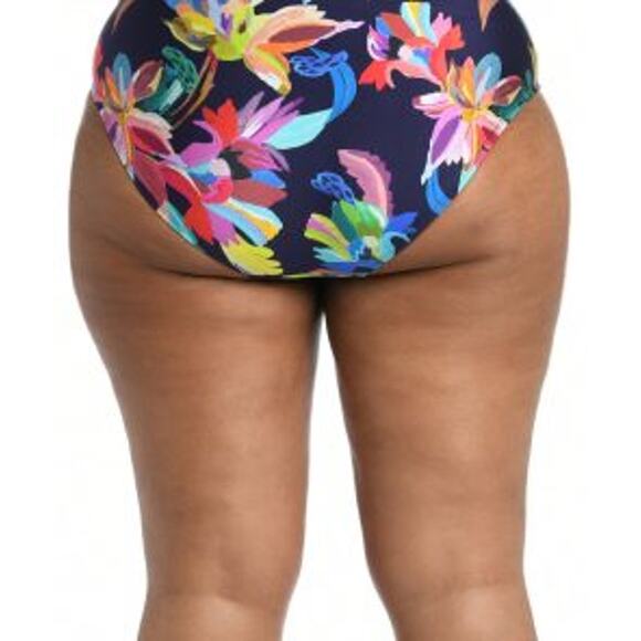 Becca Reversible Side Tie Sz 22W Floral Bikini Bottom - Picture 6 of 6